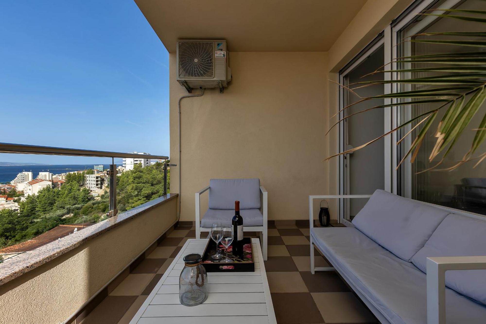 Sea View Apartments Dammi With Free Parking ماكارسكا المظهر الخارجي الصورة