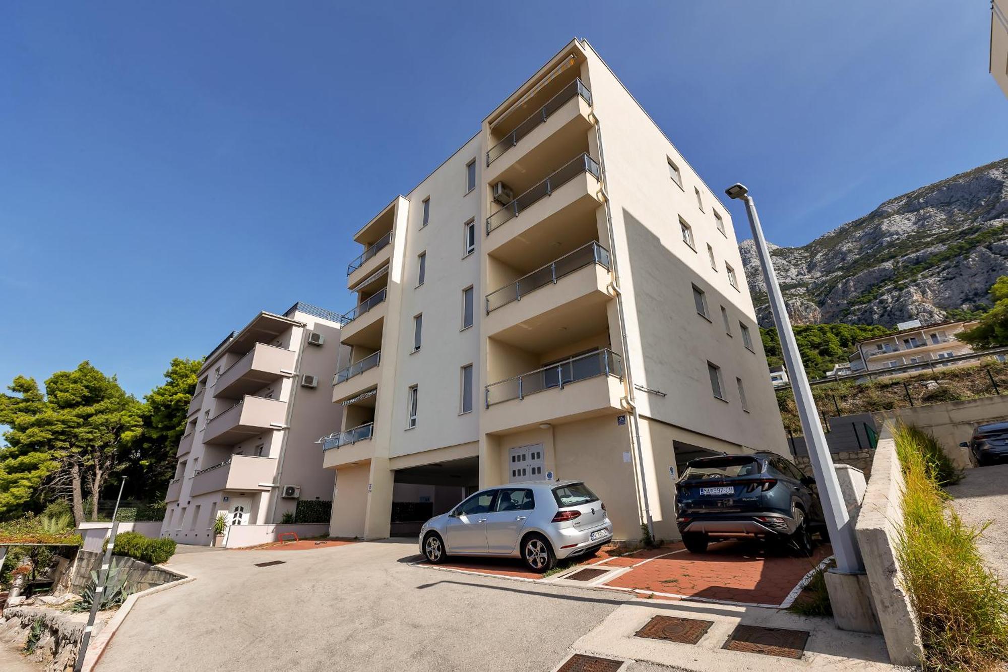 Sea View Apartments Dammi With Free Parking ماكارسكا المظهر الخارجي الصورة
