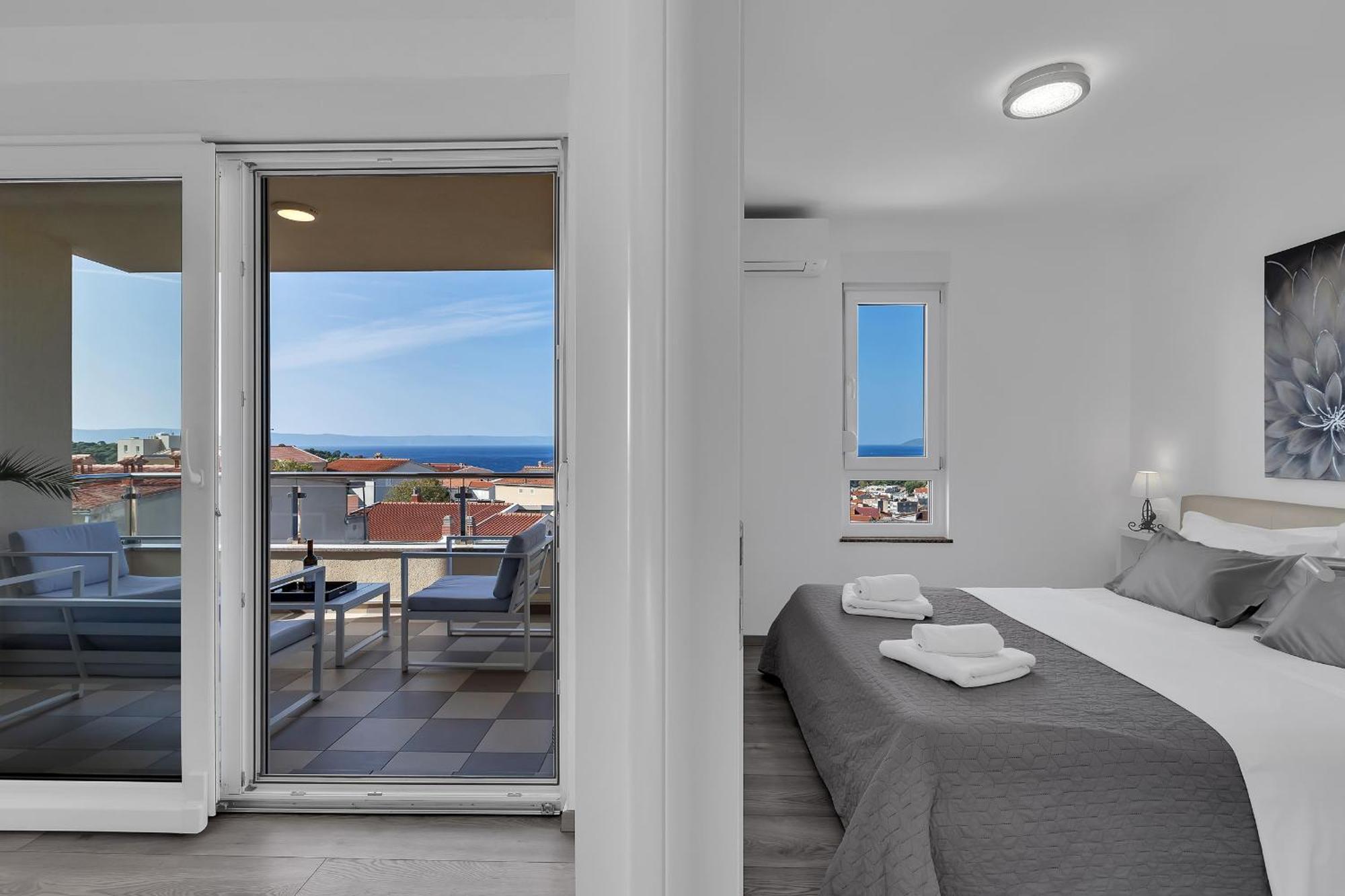 Sea View Apartments Dammi With Free Parking ماكارسكا المظهر الخارجي الصورة