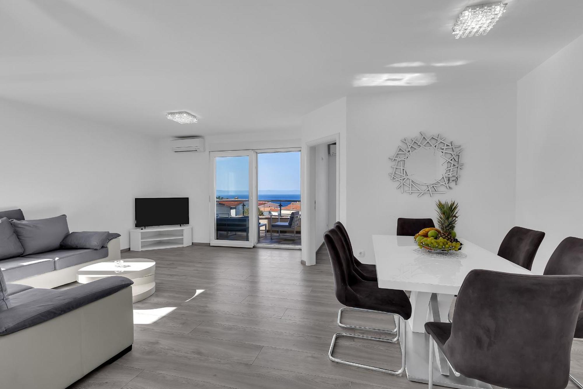 Sea View Apartments Dammi With Free Parking ماكارسكا المظهر الخارجي الصورة
