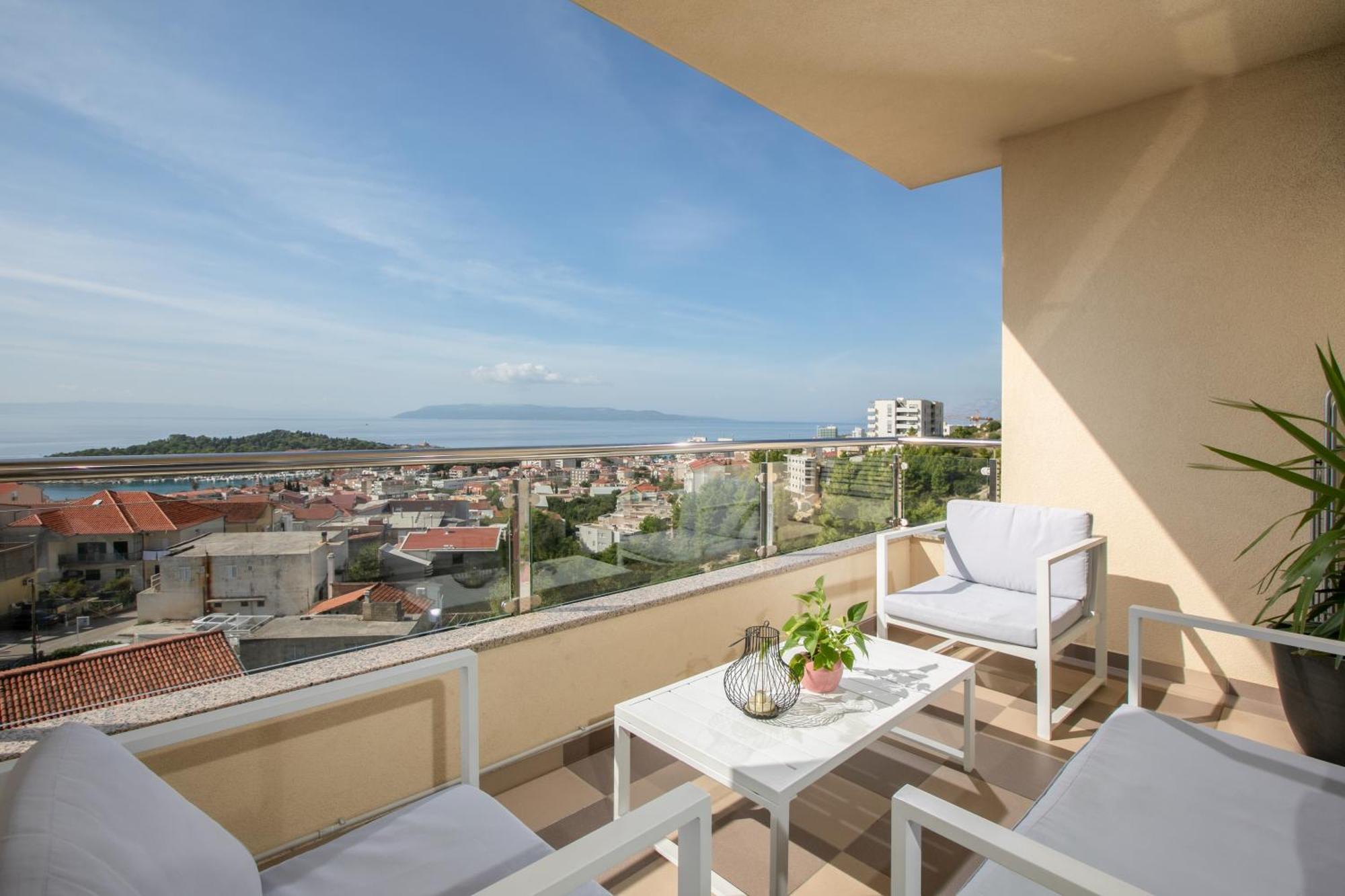 Sea View Apartments Dammi With Free Parking ماكارسكا المظهر الخارجي الصورة