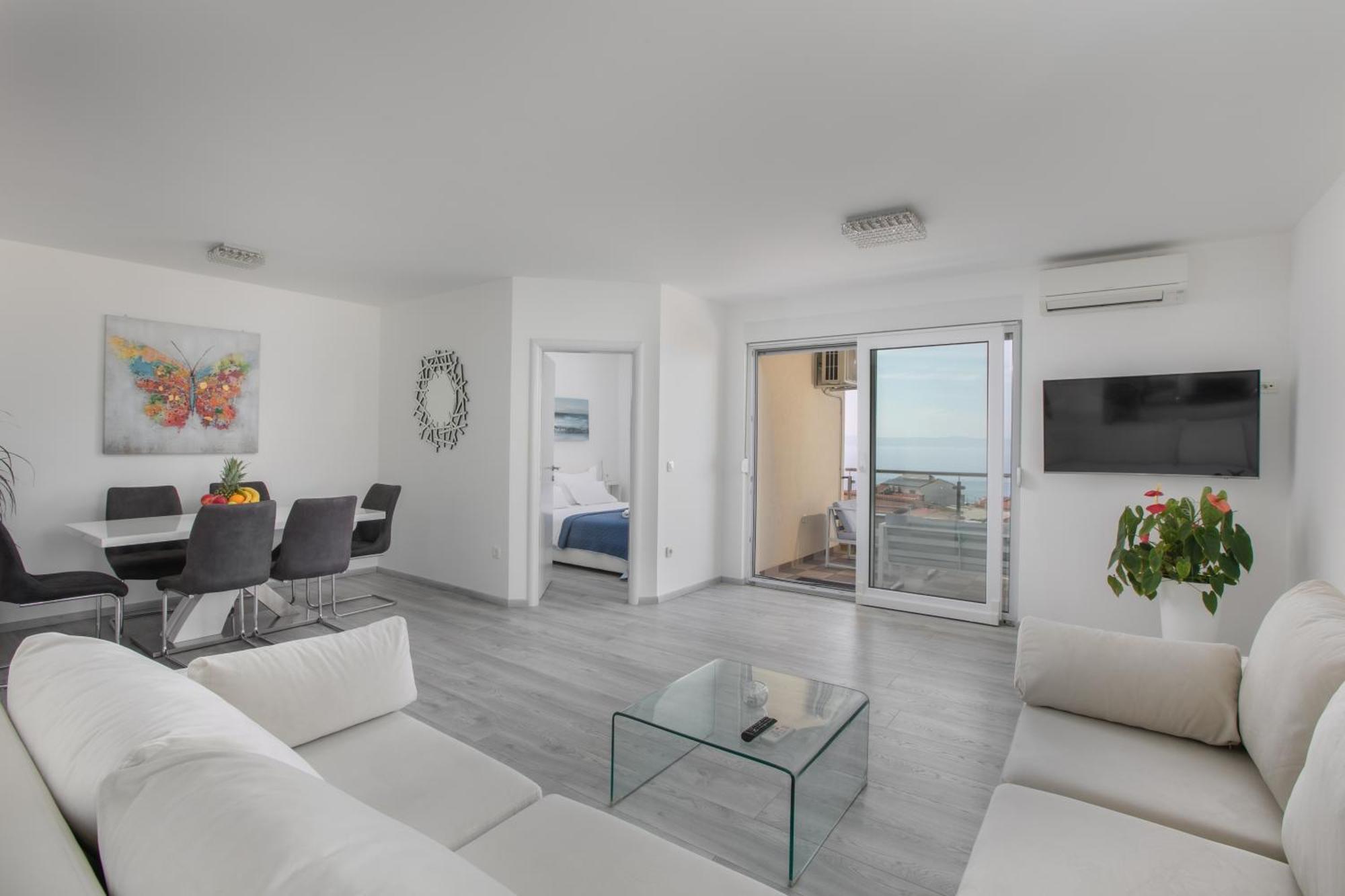 Sea View Apartments Dammi With Free Parking ماكارسكا المظهر الخارجي الصورة